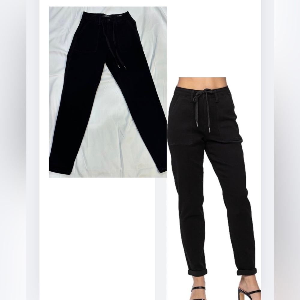 Judy Blue Los Angeles Jogger Size 1/25 Women’s Black Excellent Condition